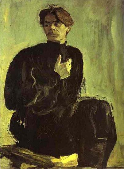 Valentin Serov Portrait of the Writer Maxim Gorky oil painting picture